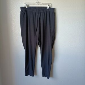 💜3/$25 Roaman's 3X 30/32 Gray Leggings NWOT